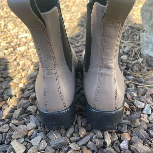 Ecco Women's Ankle Boots in Taupe and Black - Picture 10 of 10